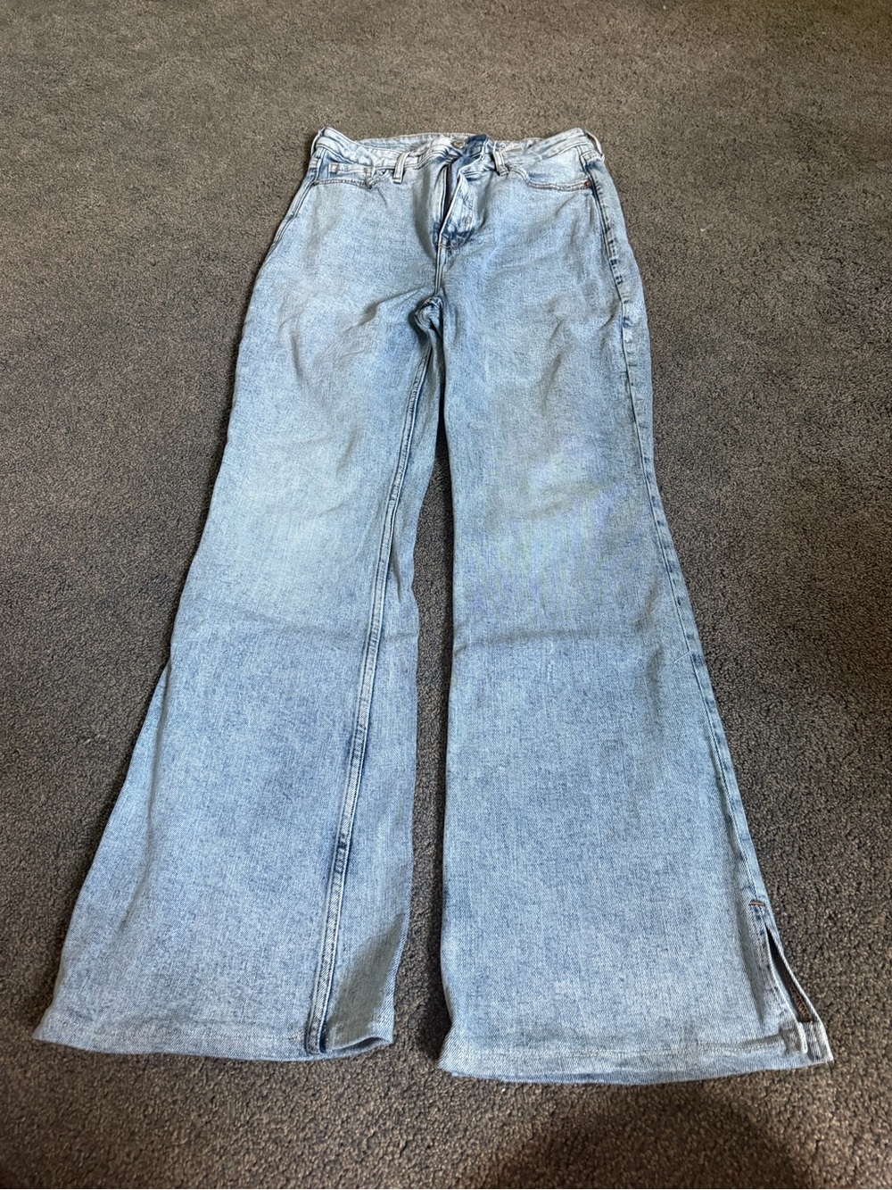 Light Blue Women's Flared Jeans